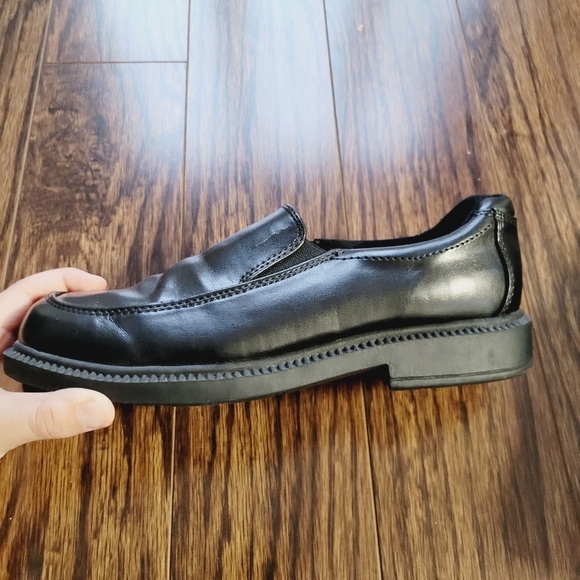 Black Boys Kids Dress Shoes Event  Wedding Church Boy Kid Shoes Dress Up Size 2 - Picture 3 of 8